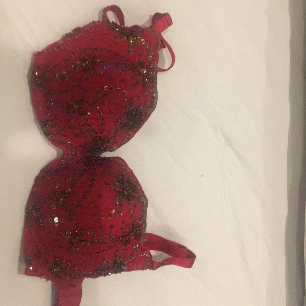 Sexy, sequence, beaded bra